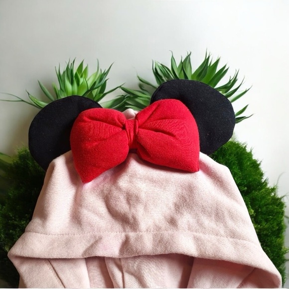 H&M Disney Minnie Mouse Pink Kids Hoodie Size 8-10Y - Picture 4 of 6